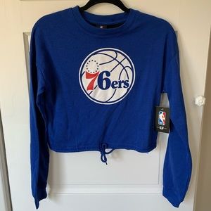 76ers Cropped Sweater